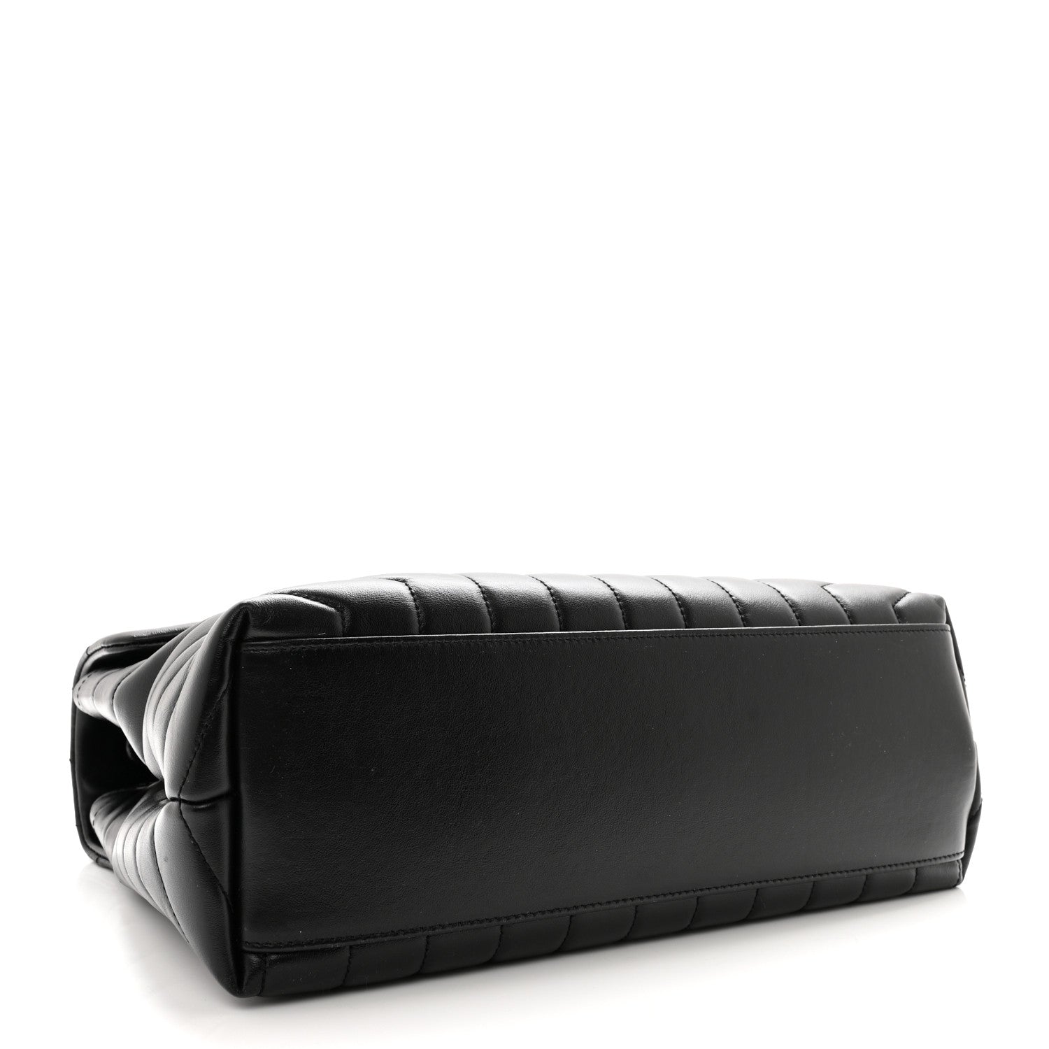 Saint Laurent Calfskin Y Quilted Monogram Monochrome Medium Loulou Chain Satchel Black 4 of 11