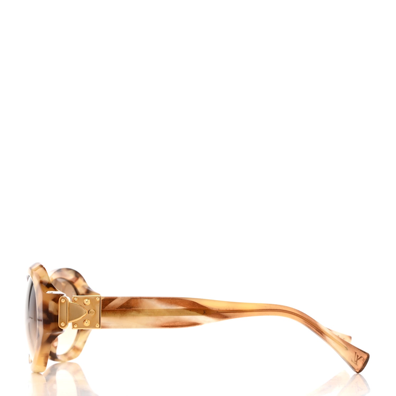 Louis Vuitton Soupcon Rond Sunglasses Z0148E Light Glitter Honey 3 of 8