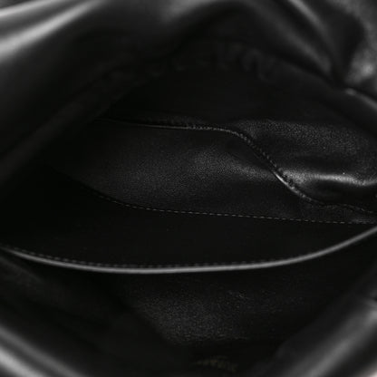 Burberry Smooth Calfskin Rose Clutch Black 4 of 6