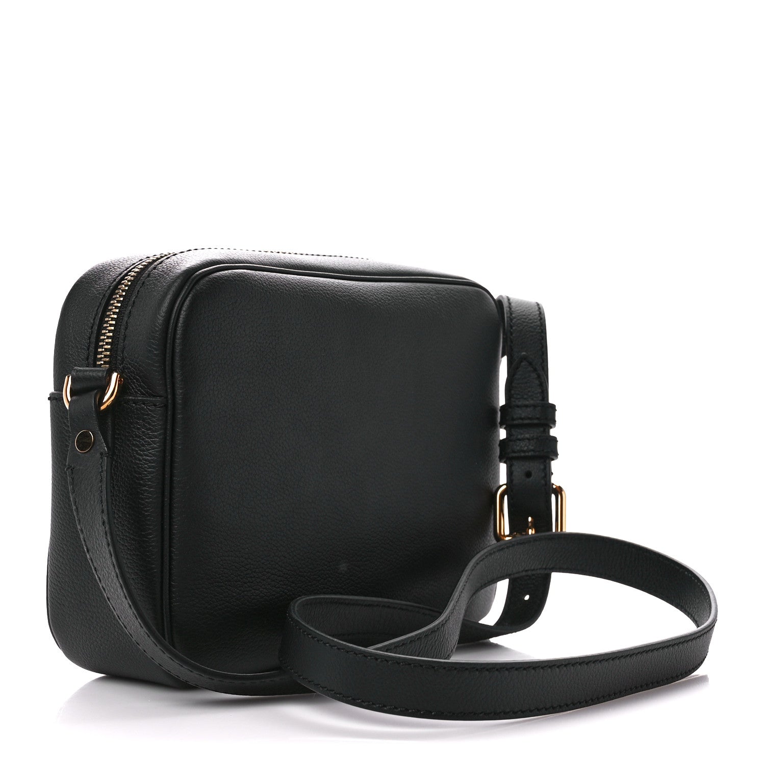 Versace Grained Calfskin Medusa Camera Bag Black 3 of 13