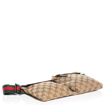 Gucci Monogram Web Belt Bag Dark Brown 4 of 8