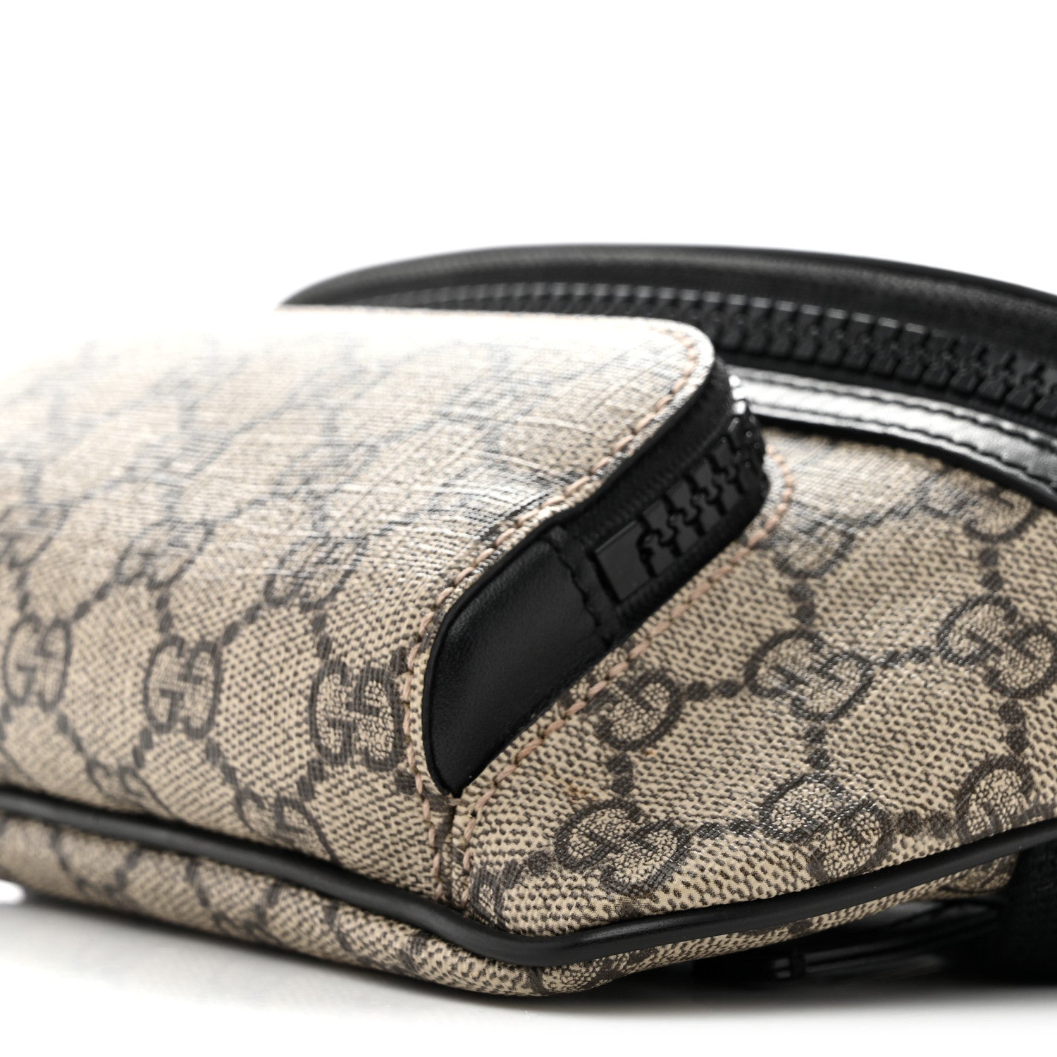 Gucci GG Supreme Monogram Belt Bag Black 10 of 10