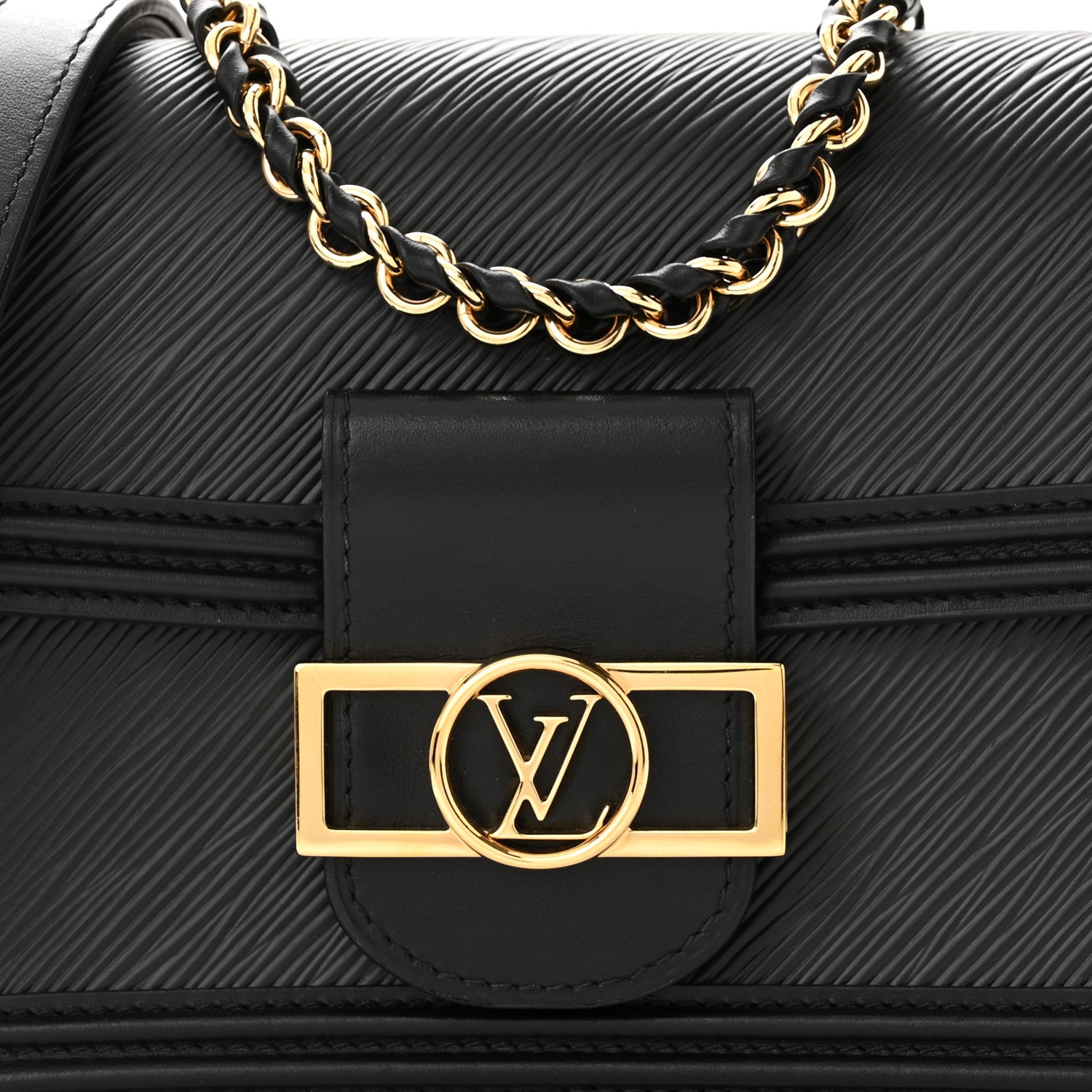 Louis Vuitton Epi Mini Dauphine Black 7 of 9