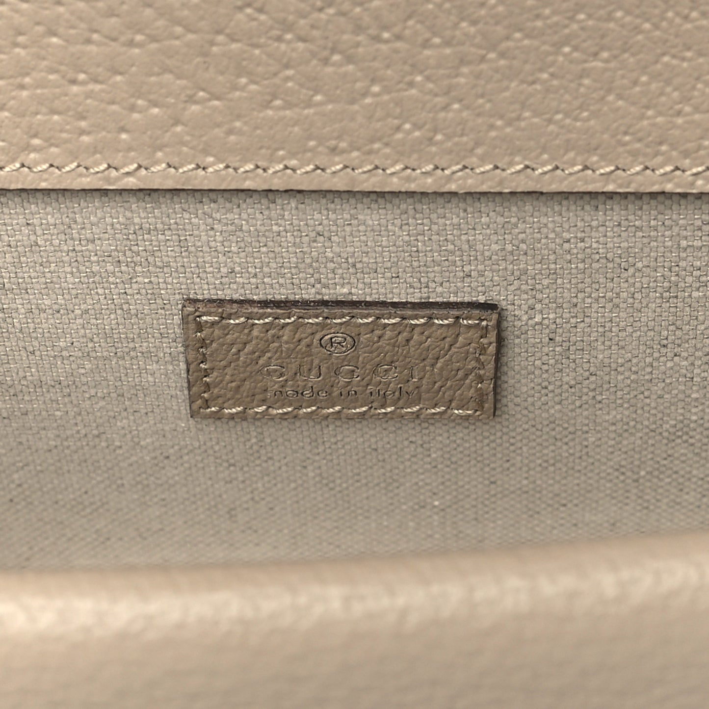 GG Supreme Monogram Textured Dollar Calfskin Small Rectangular Dionysus Shoulder Bag Beige Mystic White Oatmeal