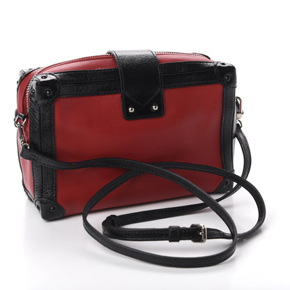 Louis Vuitton Calfskin Petite Malle Soft MM Rouge 3 of 13
