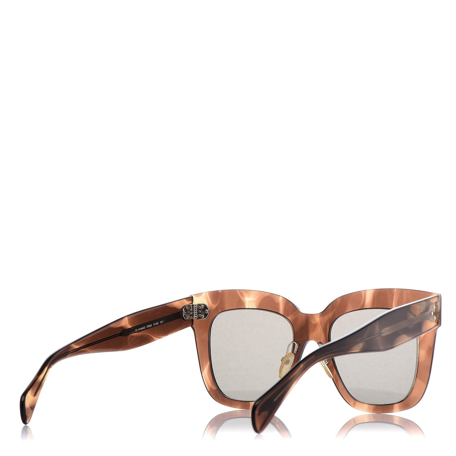 Celine Acetate Kim Sunglasses CL 41444/S Havana Brown 4 of 7