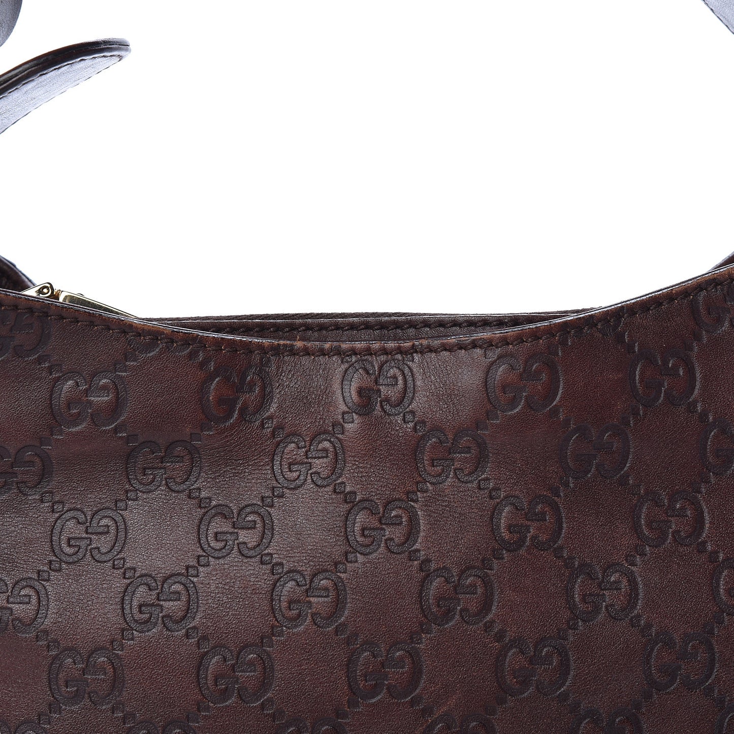 Guccissima Creole Hobo Chocolate