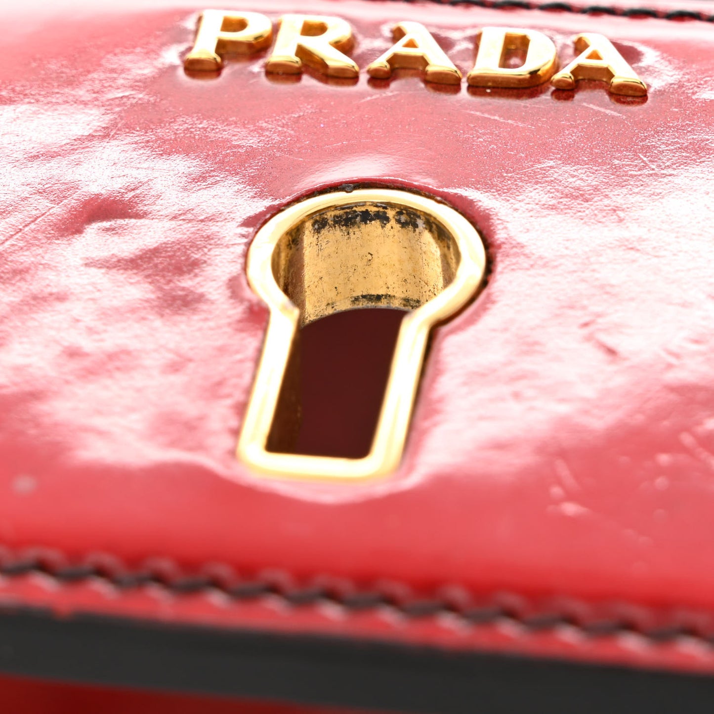 Spazzolato Crossbody Bag Scarlatto Fume