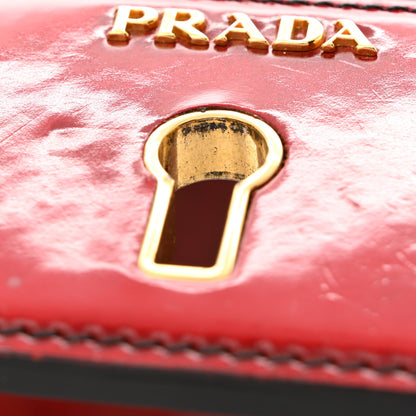 Prada Spazzolato Crossbody Bag Scarlatto Fume 14 of 15