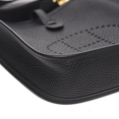 Hermes Taurillon Clemence Evelyne TPM Black 8 of 10