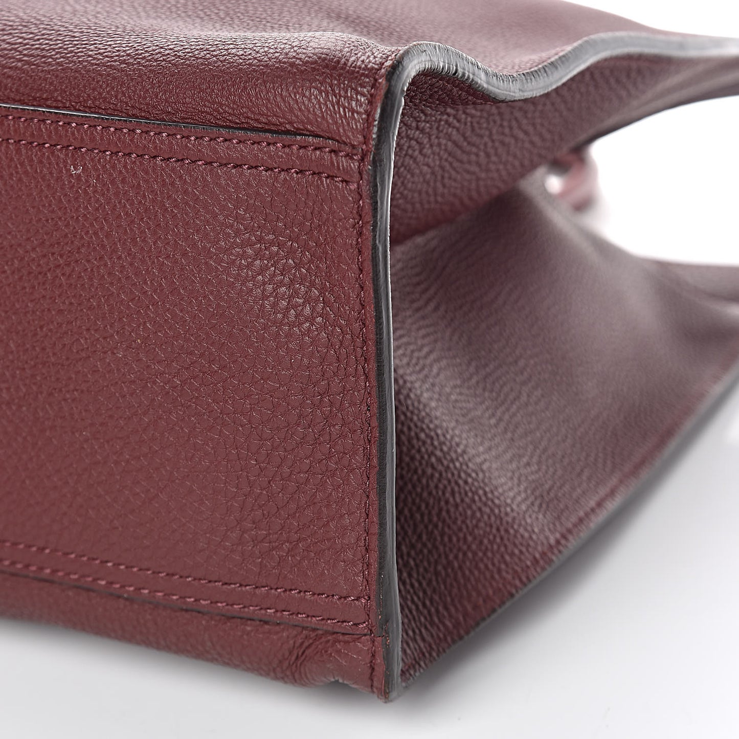 Soft Calfskin Medium Jackie Top Handle Bag Bordeaux