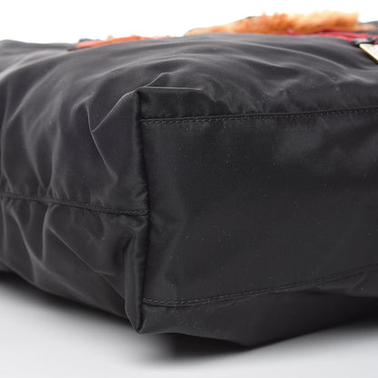 Prada Tessuto Nylon Robot Tote Black 8 of 9