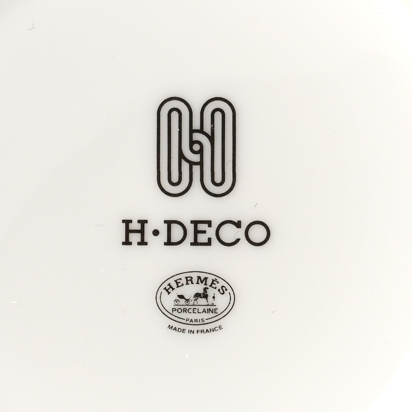 Porcelain H Deco Mug N°2 Black