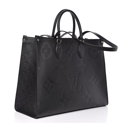 Louis Vuitton Empreinte Monogram Giant Onthego GM Black 4 of 11