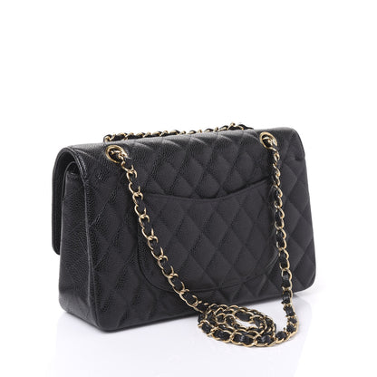 Chanel Caviar Quilted Medium Double Flap Black 2 of 10