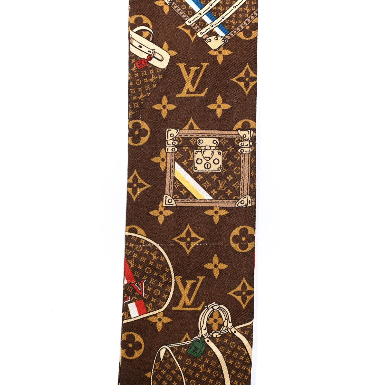 Louis Vuitton Silk Monogram Trunks Bandeau 4 of 4