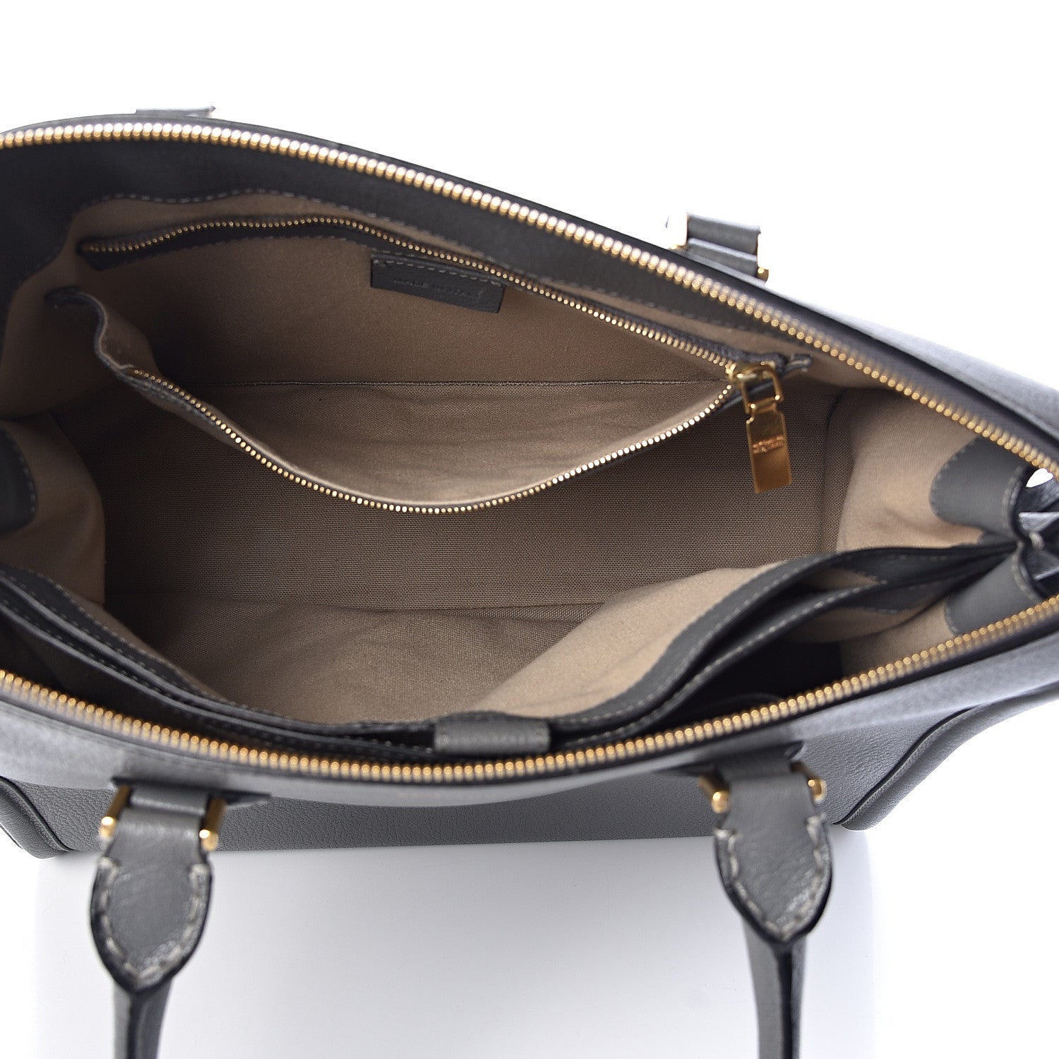Alexander McQueen Pebbled Calfskin Zip Up Heroine Tote Dark Grey 5 of 11