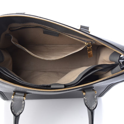 Alexander McQueen Pebbled Calfskin Zip Up Heroine Tote Dark Grey 5 of 11