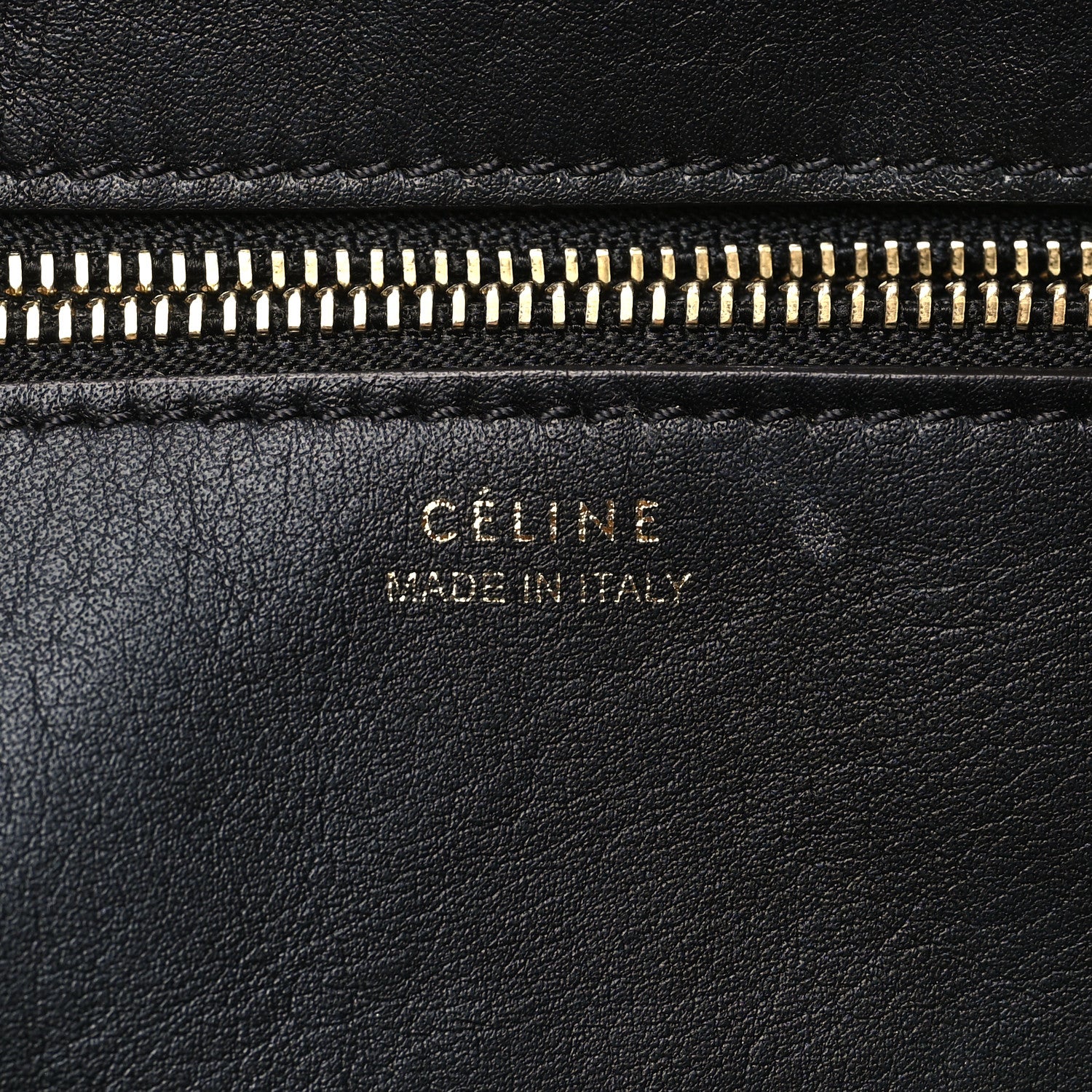 Celine Smooth Calfskin Nubuck Crocodile Embossed Small Tie Knot Tote Navy 6 of 12