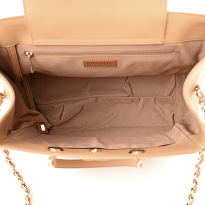 Chanel Bullskin Stitched Medium Shopping Bag Beige 5 of 10
