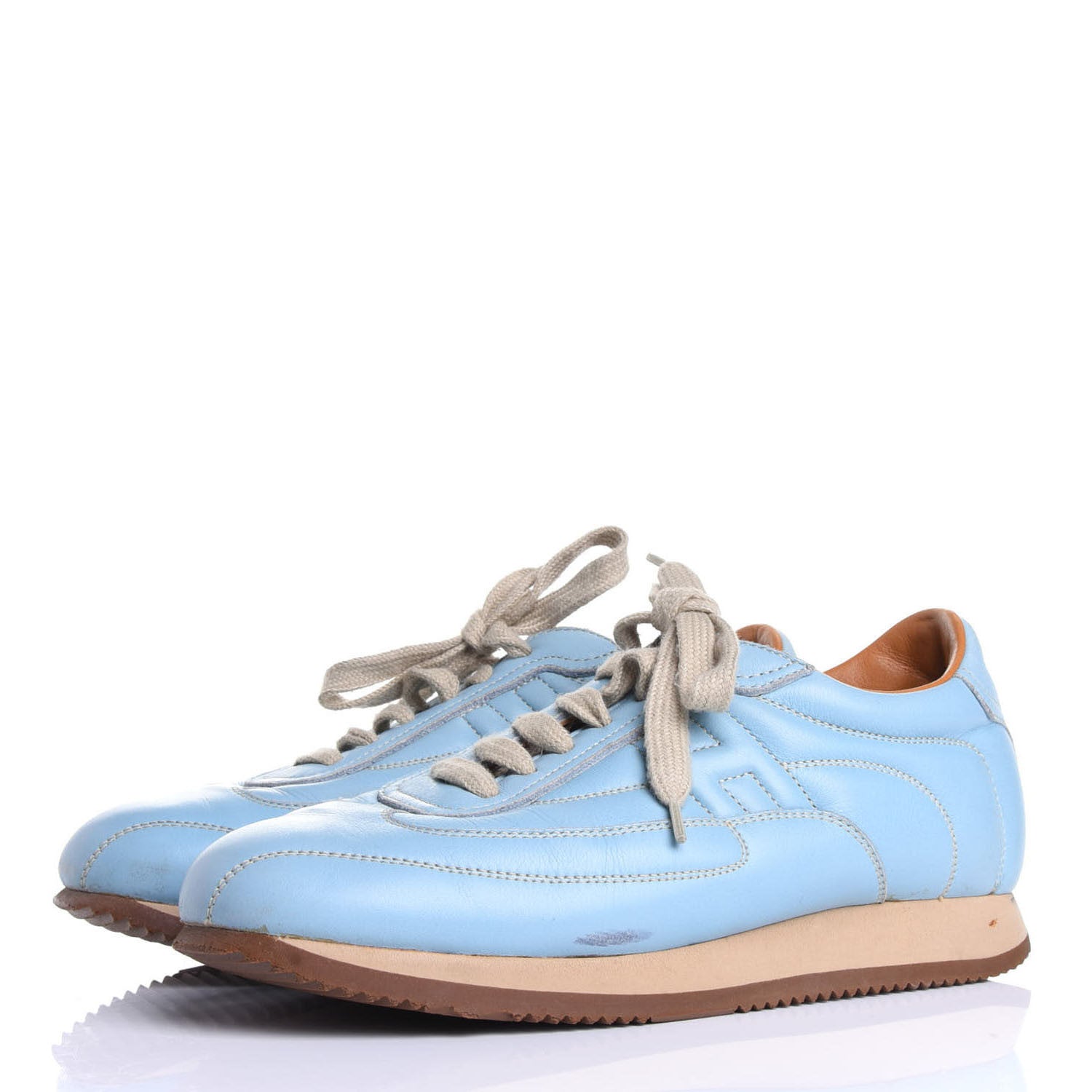 Hermes Calfskin Womens Quick Sneakers 38.5 2 of 13