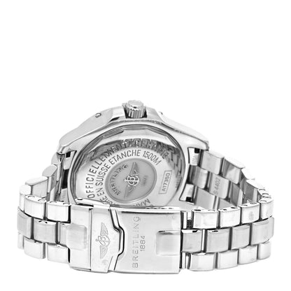 Breitling Stainless Steel 42mm Chronometre Super Ocean Automatic Watch Blue A17360 3 of 4