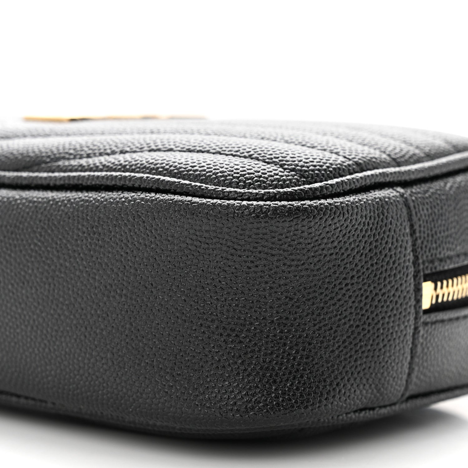 Saint Laurent Grain De Poudre Matelasse Monogram Mini Lou Camera Bag Black 10 of 13