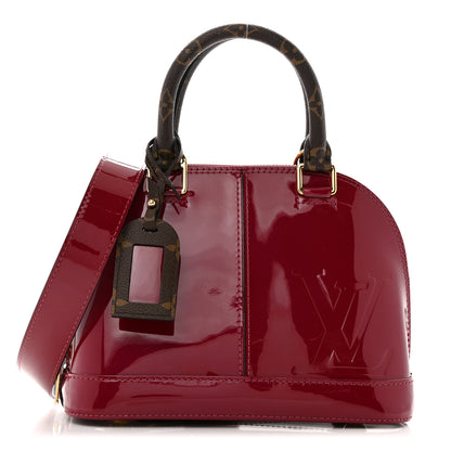 Louis Vuitton Patent Monogram Alma BB Magenta 1 of 12