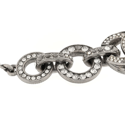 Chanel Crystal Pearl CC Bracelet Silver 5 of 6