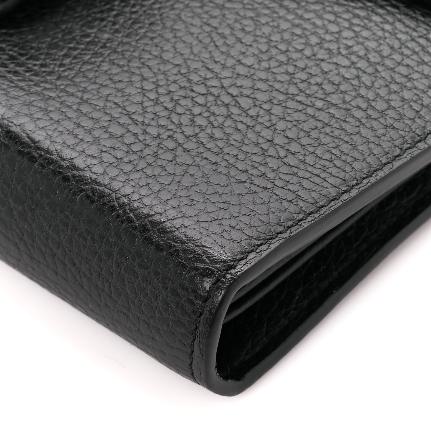 Calfskin Mini Dionysus Chain Wallet Black