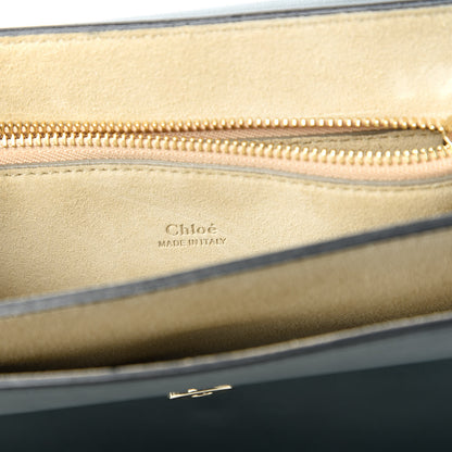 Chloe Suede Calfskin Medium Faye Shoulder Bag Intense Green 8 of 10