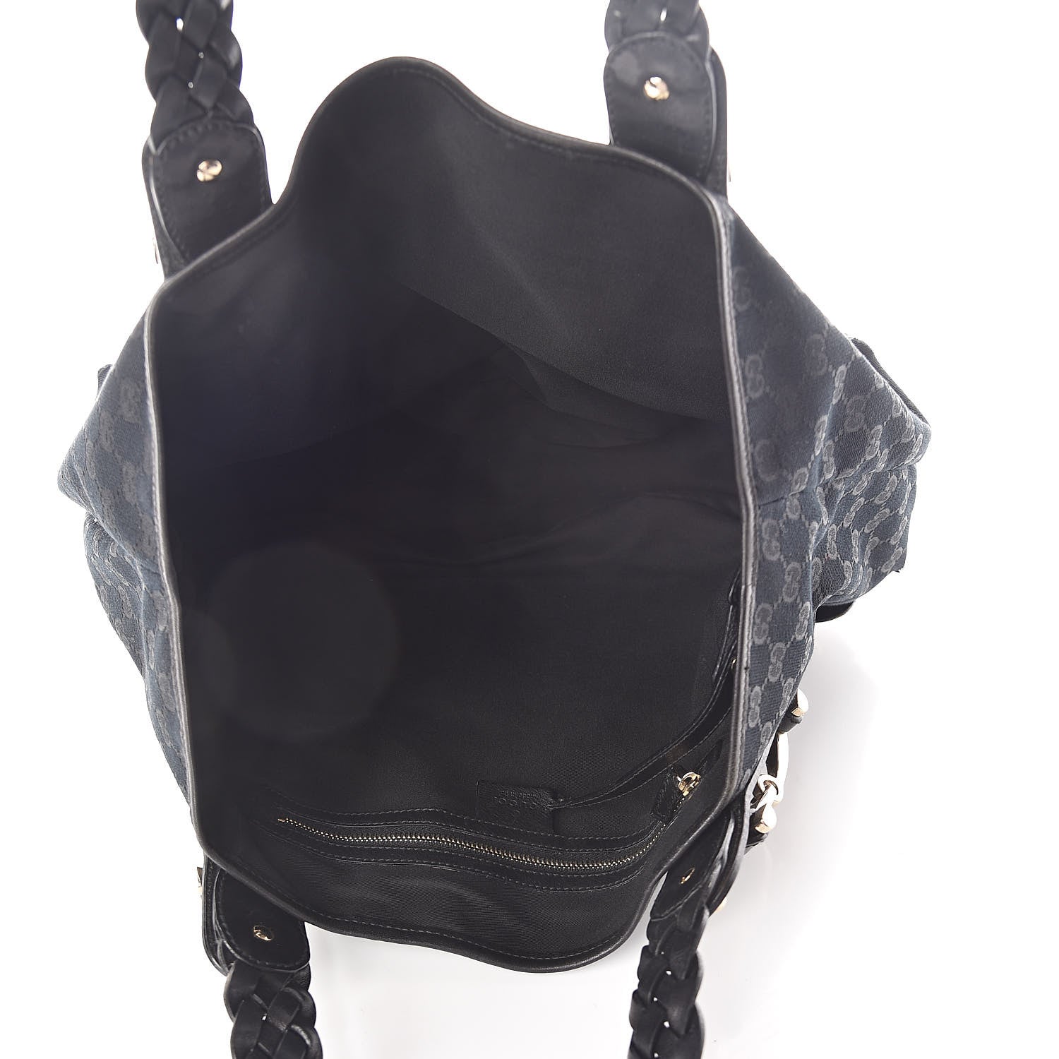 Gucci Monogram Pelham Shoulder Bag Black 5 of 9