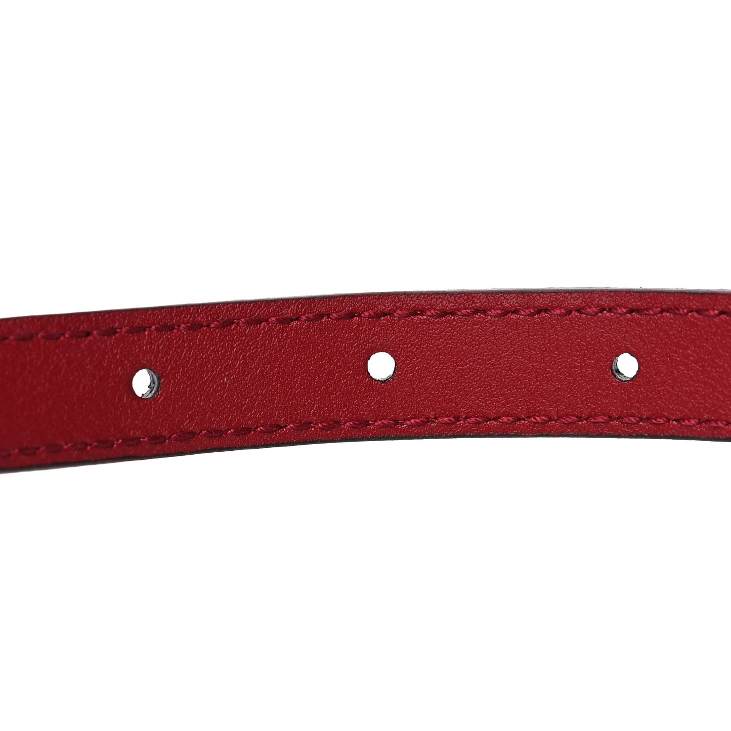 Suede Calfskin Torchon Double G 15mm Belt 75 30 Red