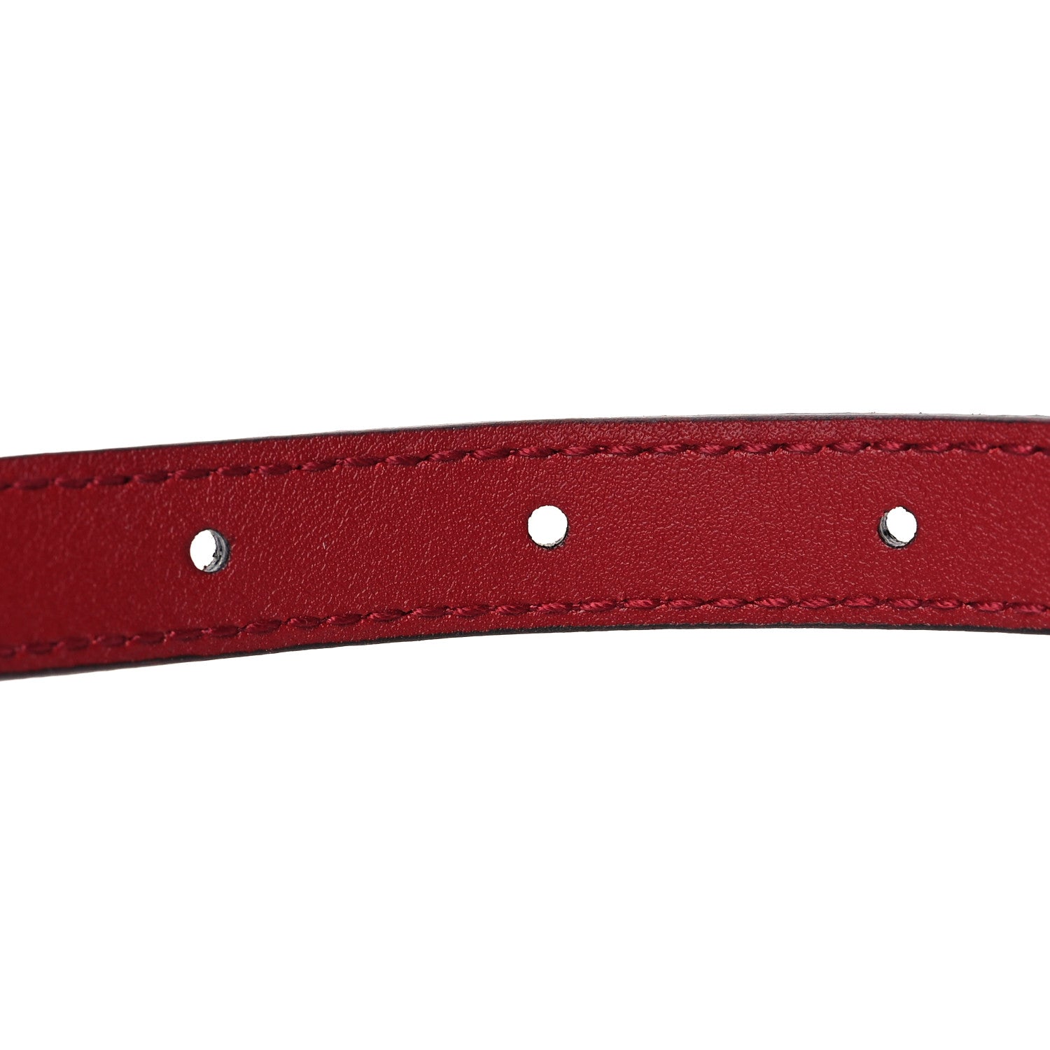 Gucci Suede Calfskin Torchon Double G 15mm Belt 75 30 Red 3 of 5