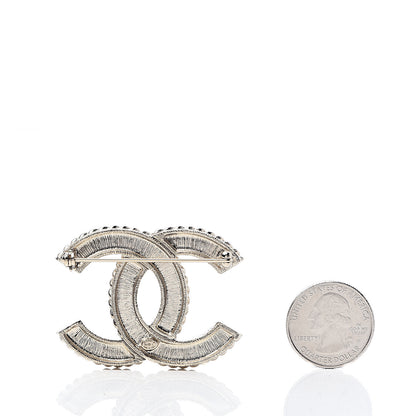 Chanel Pearl Crystal April In Paris CC Brooch Gold 2 of 4
