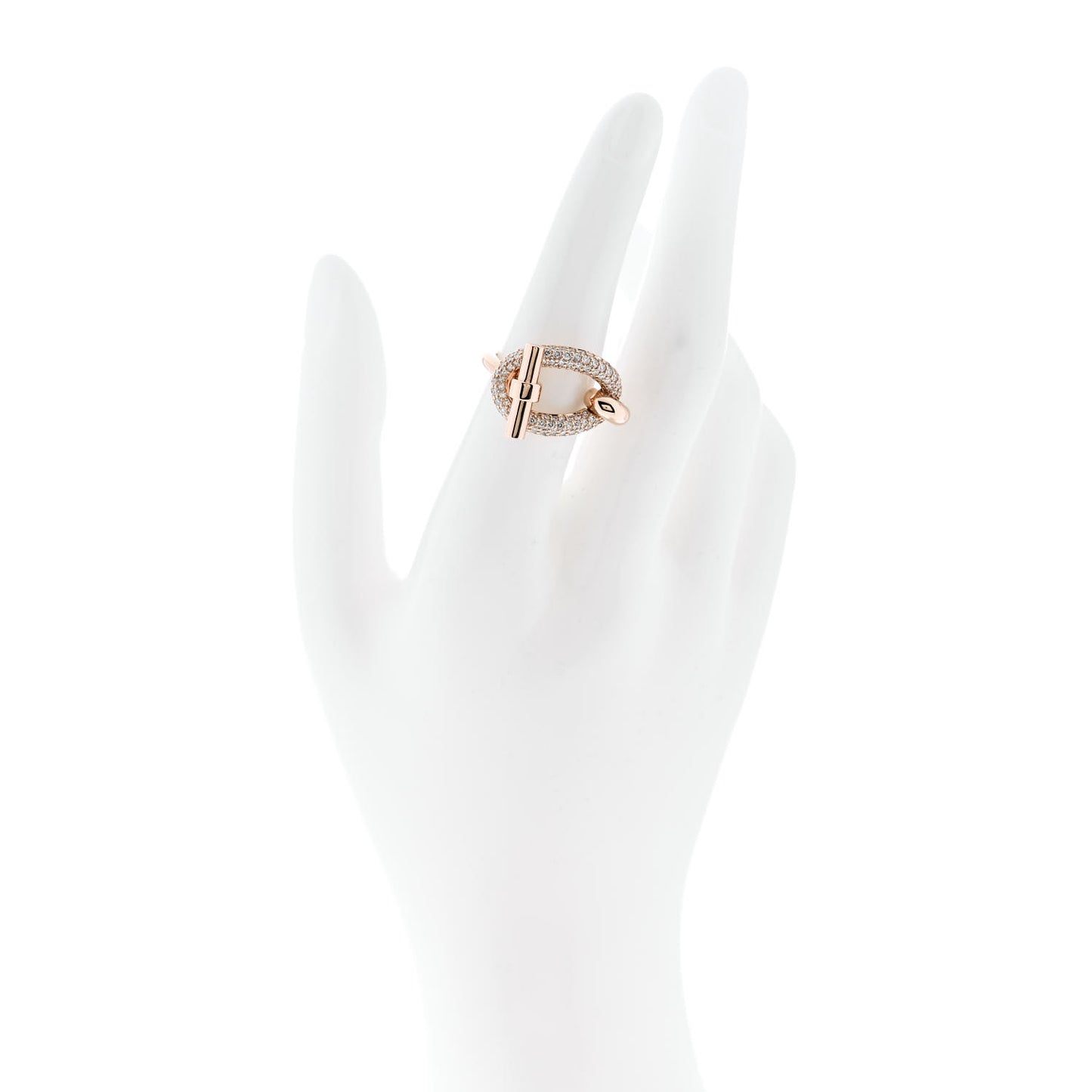 18K Rose Gold Diamond Adage Ring 53 6.25