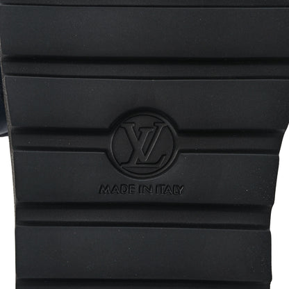 Louis Vuitton Nylon Monogram Womens Pool Pillow Comfort Mules 37 Navy Blue 6 of 8