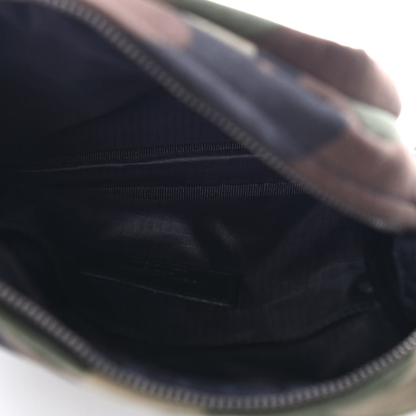 Canvas Calfskin Camouflage Sid Messenger Bag Green