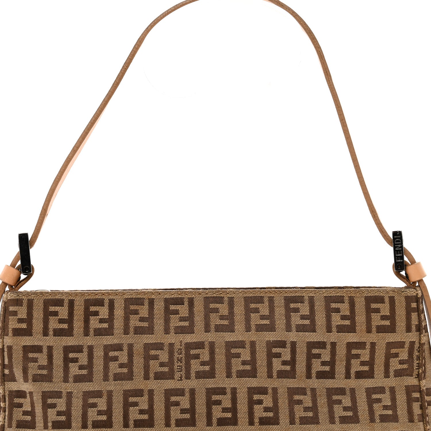 Fendi Zucchino Pochette Dark Brown 5 of 10