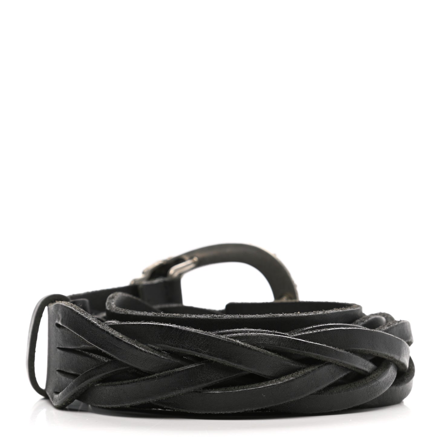 Calfskin Braided Dionysus Belt 95 38 Black