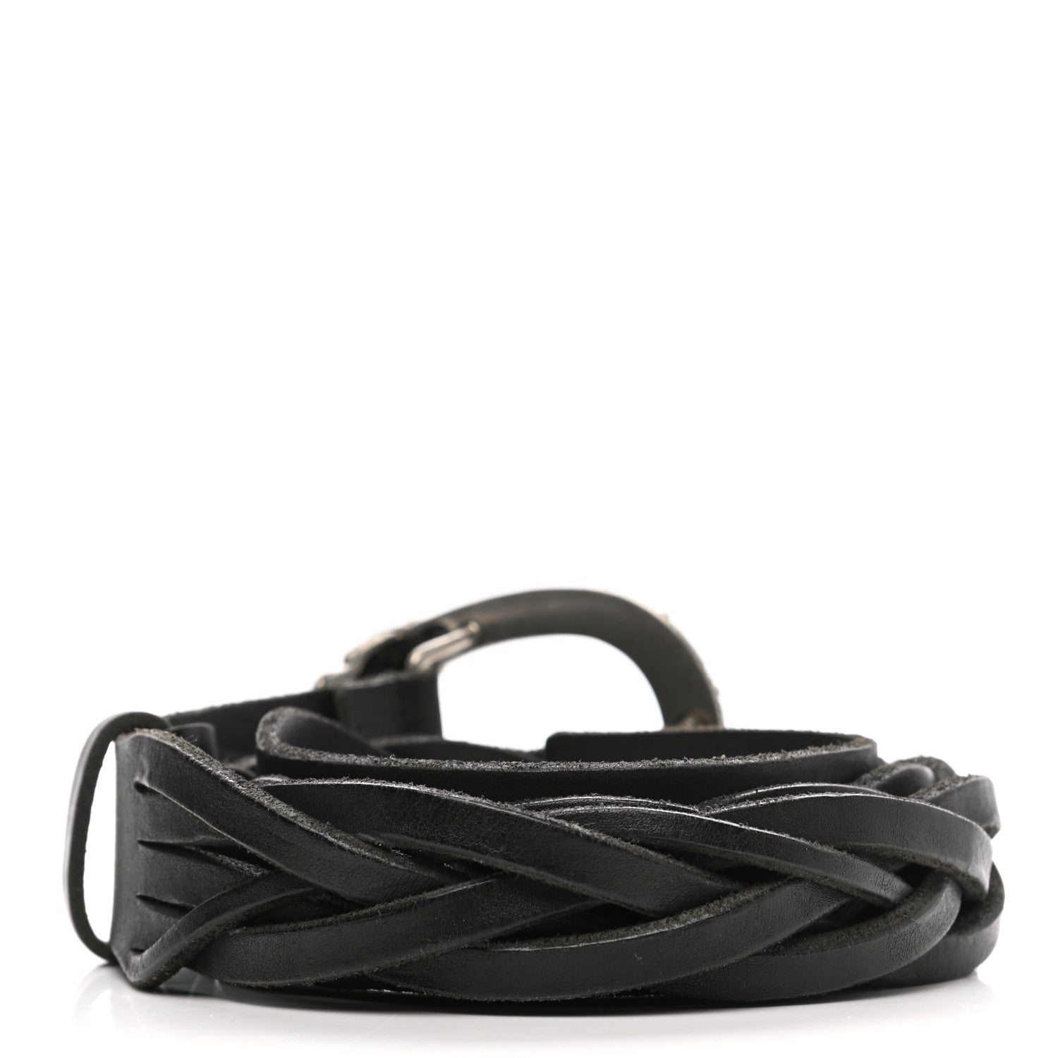 Gucci Calfskin Braided Dionysus Belt 95 38 Black 2 of 5