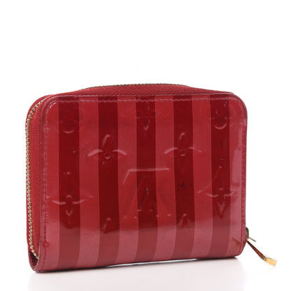 Louis Vuitton Vernis Rayures Zippy Coin Purse Pomme D'Amour 2 of 6