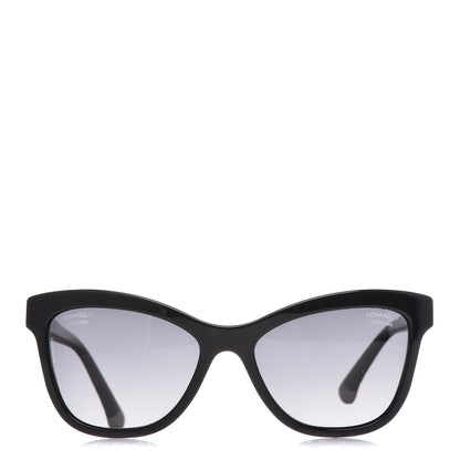 Chanel Polarized CC Cat Eye Sunglasses 5330 Black 2 of 10