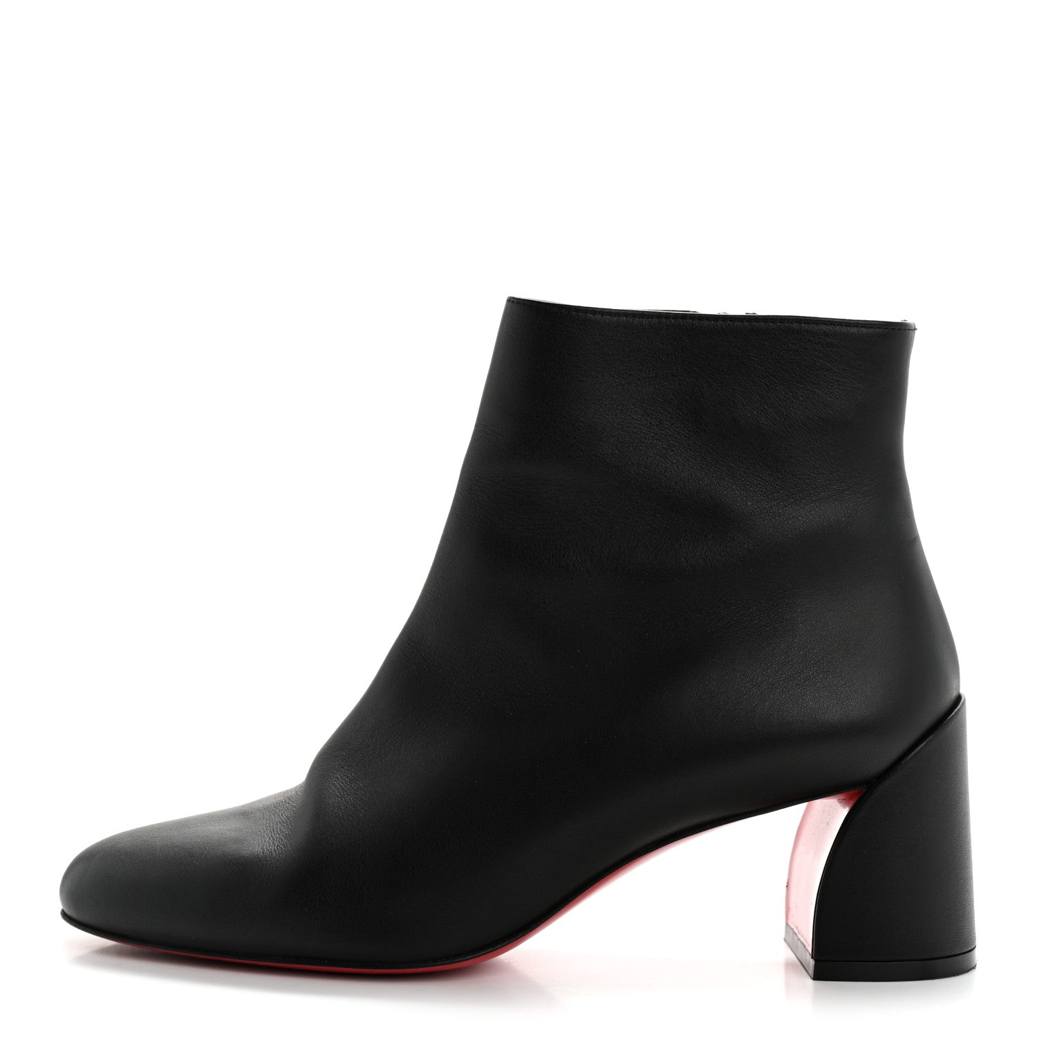 Christian Louboutin Calfskin Turela 55 Ankle Boots 38 Black 1 of 11