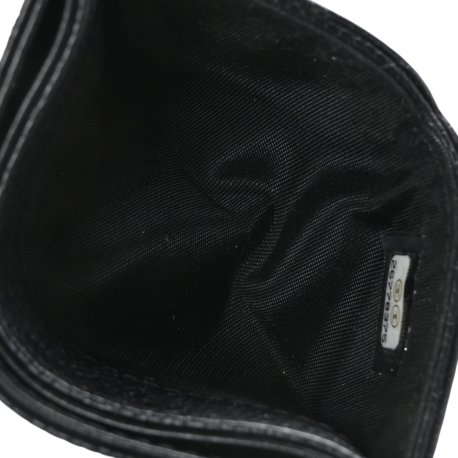 Chanel Caviar Quilted Filigree Card Holder Black 7 of 10