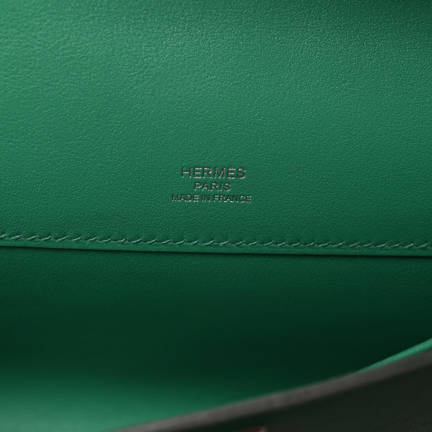 Hermes Swift Kelly Cut Clutch Pochette Vert Menthe 6 of 8