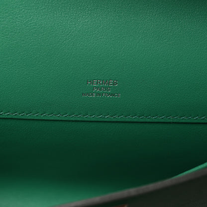 Hermes Swift Kelly Cut Clutch Pochette Vert Menthe 6 of 8