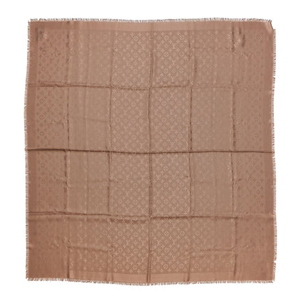 Louis Vuitton Silk Wool Monogram Shawl Dune 1 of 4