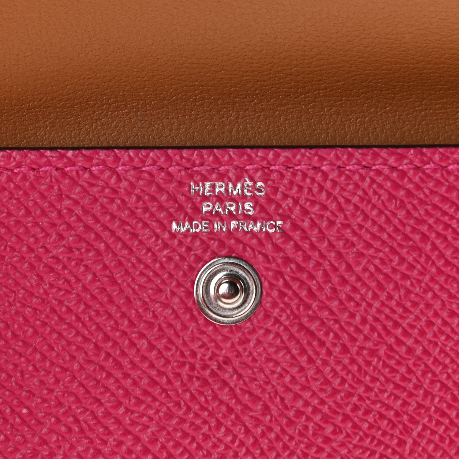 Hermes Epsom Kelly Pocket Belt Rose Mexico 4 of 7