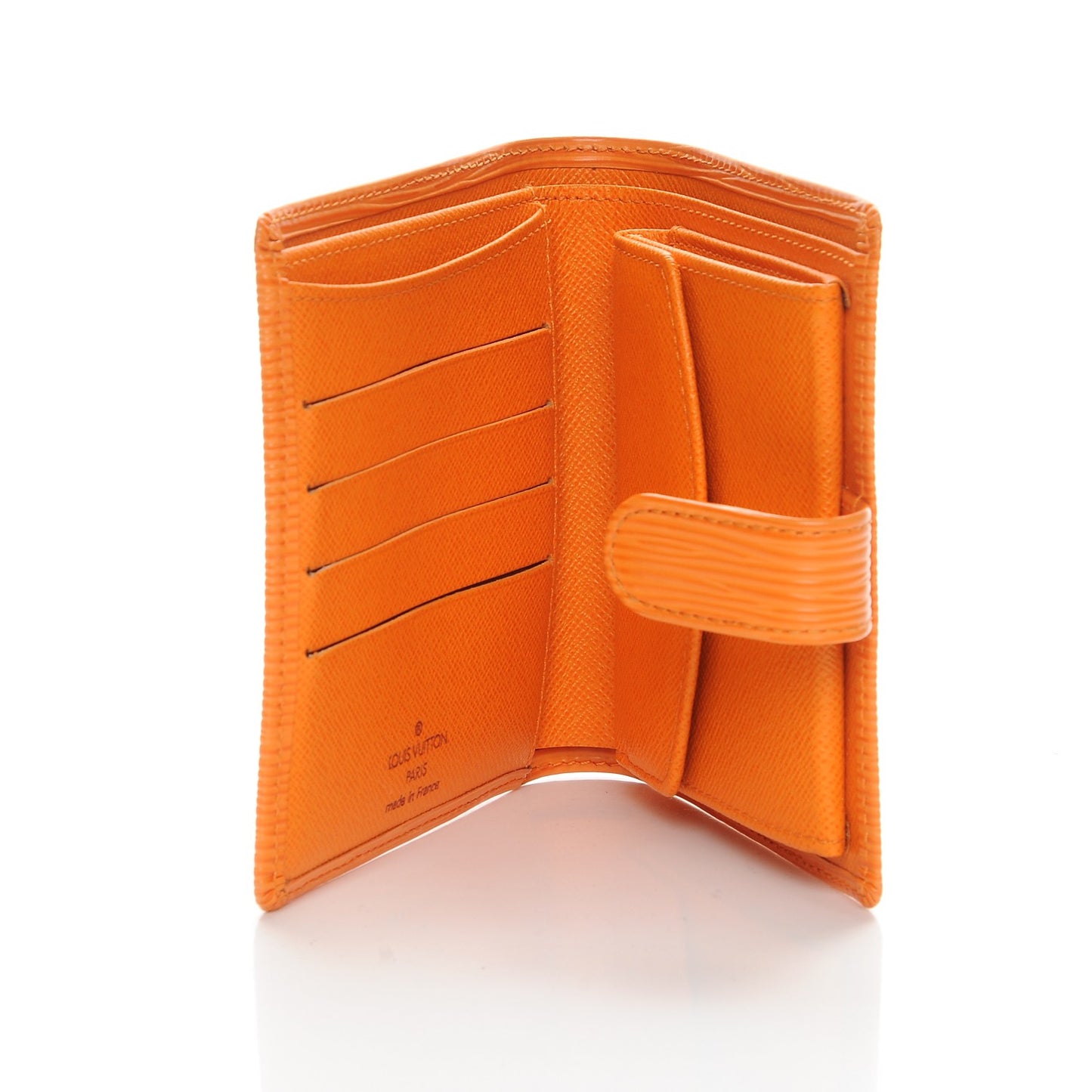 Epi Porte-Billets Compact Wallet Mandarin